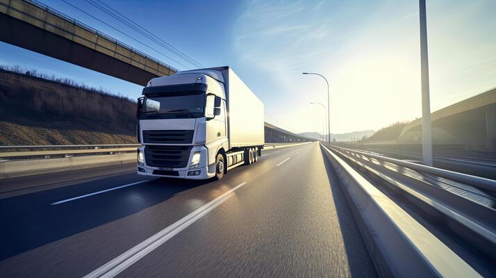 logistics transport trucks fleet