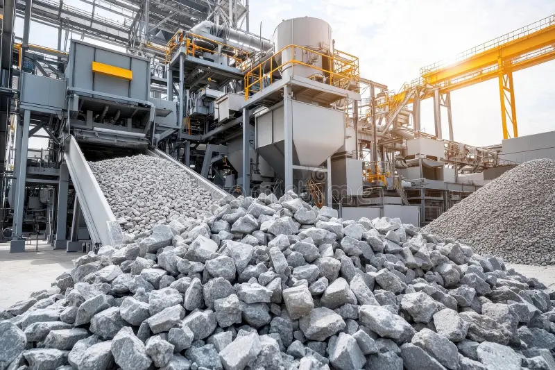 material processing factory